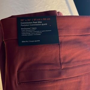 Lululemon Mens Commission Pant Slim 36x34